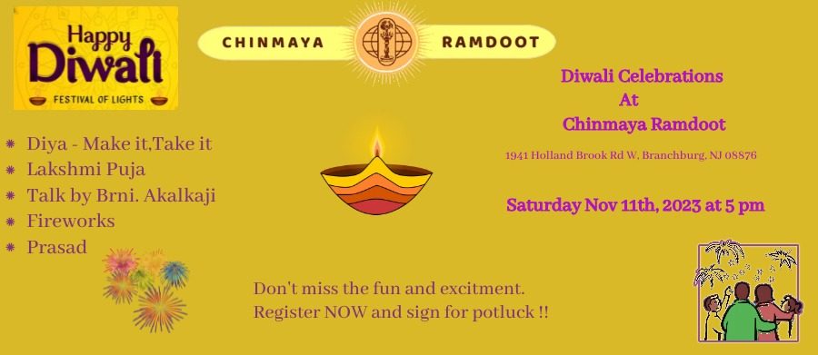 Diwali Celebrations at Chinmaya Ramdoot