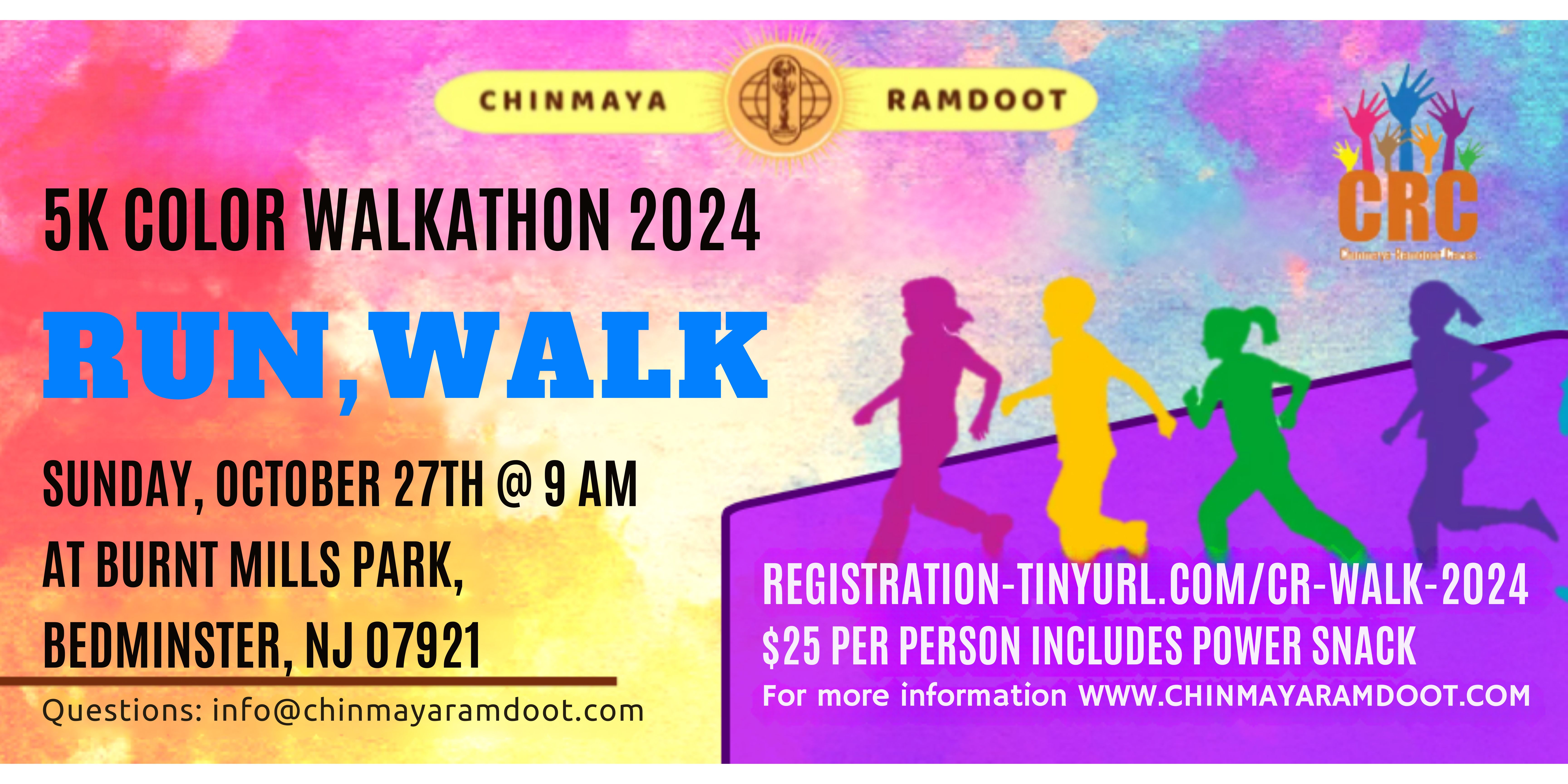 5K COLOR WALKATHON 2024 banner